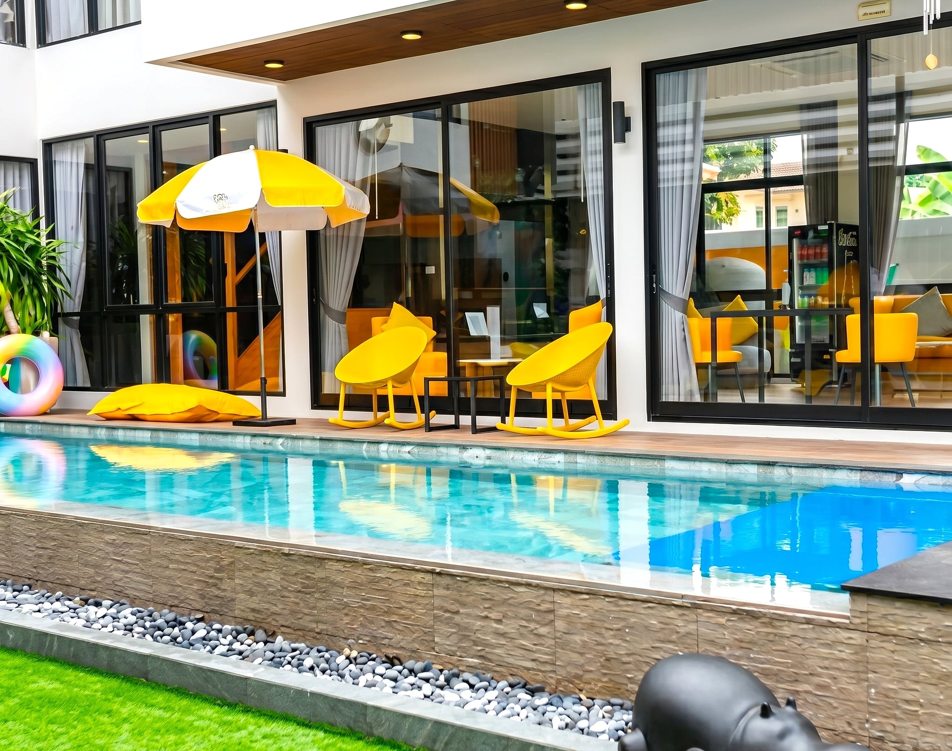 The dog swimming pool at Every day is dog day, Bangkok